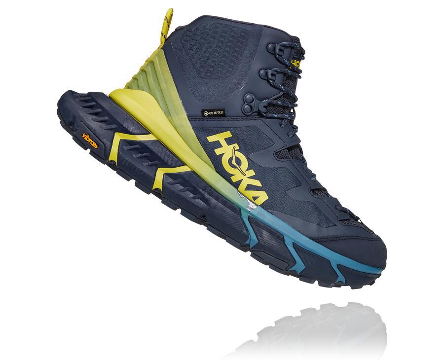 Hiking Boots Mens - Hoka One One TenNine Hike GORE-TEX - Blue - NTDXCRL-59